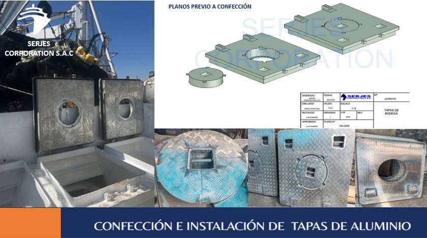 CONFECCIÓN E INSTALACIÓN DE TAPAS DE ALUMINIO