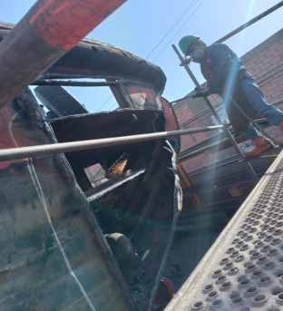 CAMBIO DE PLANCHA EN PANGA